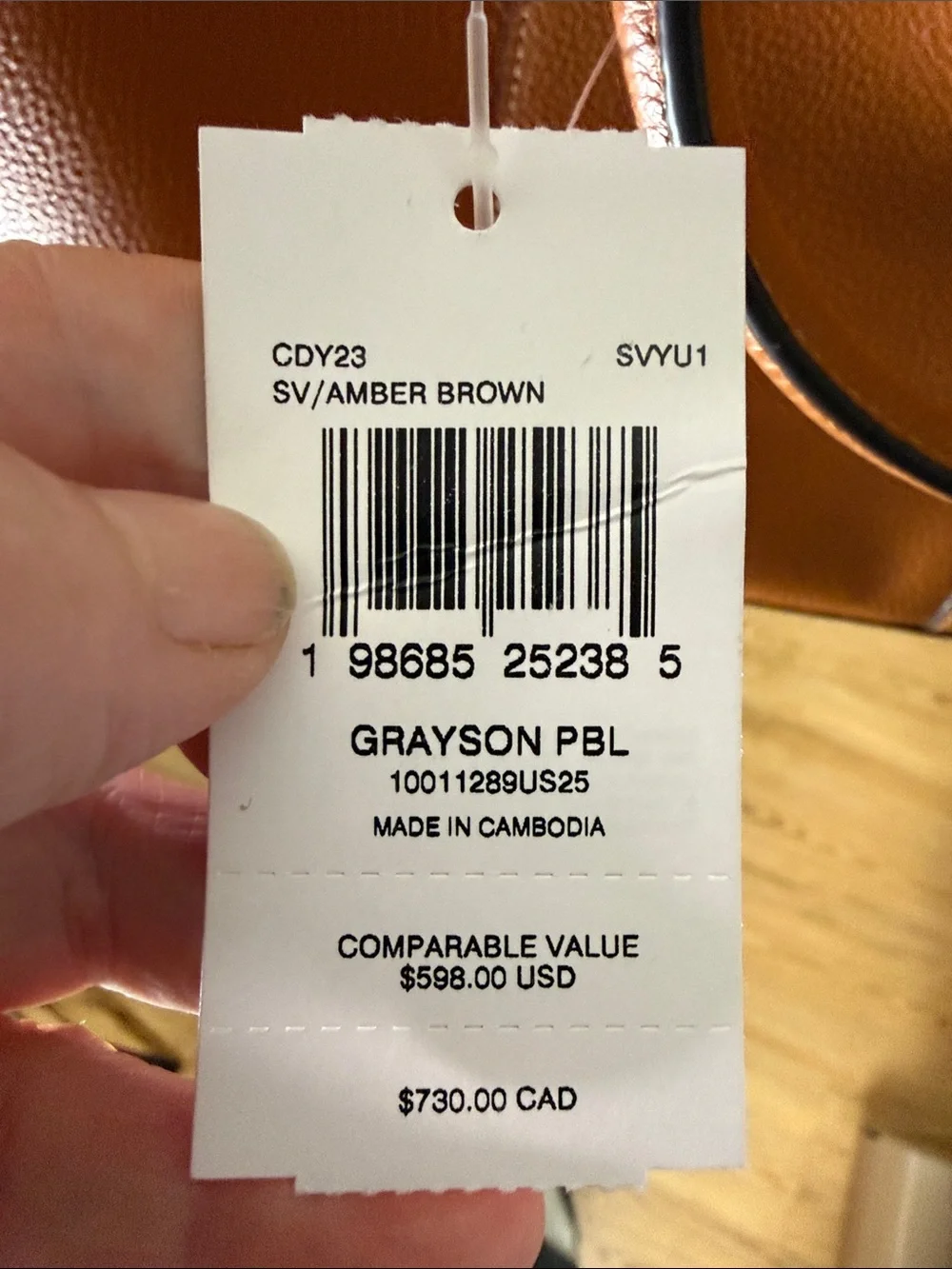 NWT COACH GRAYSON Tote-Unisex